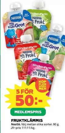 Nestlé - FRUKTKLÄMMIS