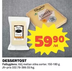 Falbygdens - DESSERTOST