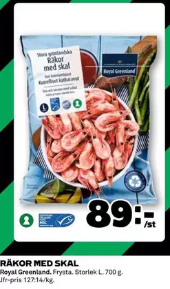 Royal Greenland - RÄKOR MED SKAL