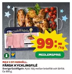 Guldfågeln - FÄRSK KYCKLINGFILÉ