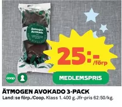 Coop - AVOKADO 3-PACK