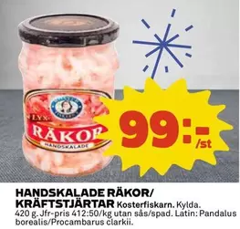 PANDALUS - HANDSKALADE RÄKOR/ KRÄFTSTJÄRTAR