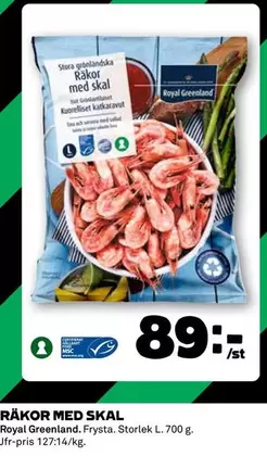 Royal Greenland - RÄKOR MED SKAL