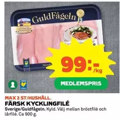 Guldfågeln - FÄRSK KYCKLINGFILÉ