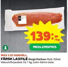 FÄRSK LAXFILÉ