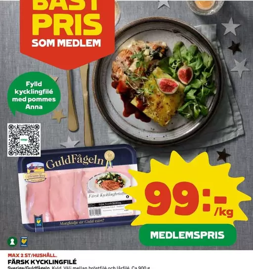 Guldfågeln - FÄRSK KYCKLINGFILE