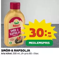 Arla - SMÖR-& RAPSOLJA