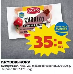 Scan - KRYDDIG KORV