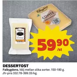 Falbygdens - DESSERTOST