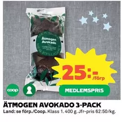 Mer - ÄTMOGEN AVOKADO 3-PACK