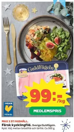 Guldfågeln - Färsk kycklingfilé