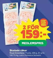 Royal Greenland - Skalade räkor