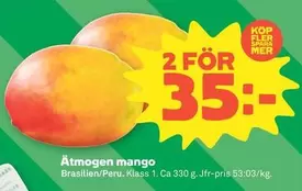 Mer - Ätmogen mango