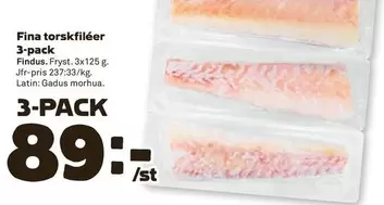 Findus - torskfiléer