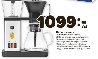 OBH Nordica - Kaffebryggare