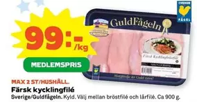 Guldfågeln - Färsk kycklingfilé