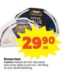 Castello - Dessertost
