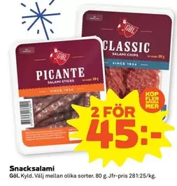 Gøl - Snacksalami