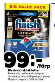 Finish - Maskindisktabletter