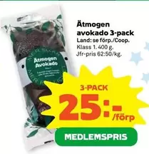 Mer - Ätmogen avokado 3-pack