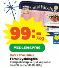 Guldfågeln - Färsk kycklingfilé