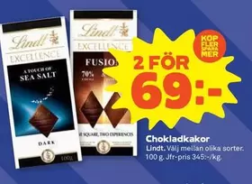 Lindt - Chokladkakor