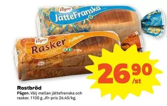 Pågen - Rostbröd
