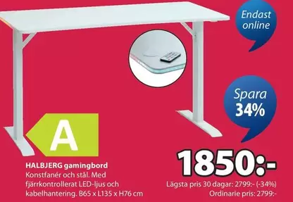 HALBJERG gamingbord