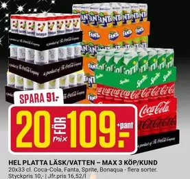 coca-cola - LÄSK/VATTEN