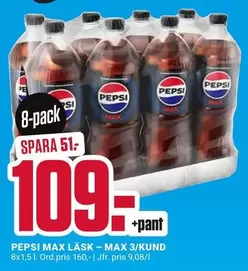 Pepsi - MAX LÄSK