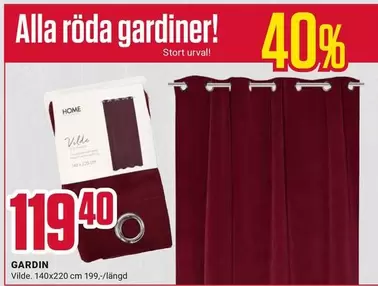 Alla röda gardiner!
