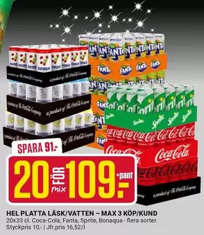 coca-cola - LÄSK/VATTEN