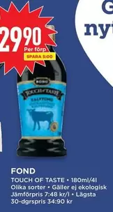 Touch of taste - FOND