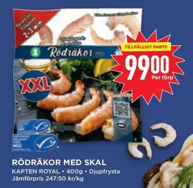 RÖDRÄKOR MED SKAL