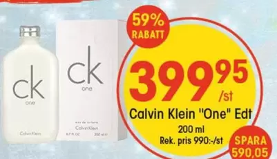 Calvin Klein - "One" Edt