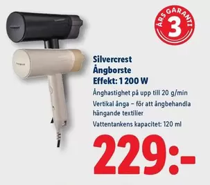 silvercrest - Ångborste