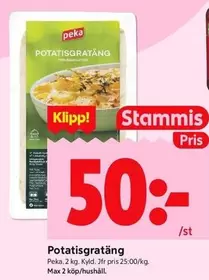 Peka - Potatisgratäng