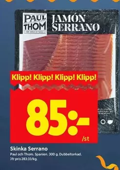 Skinka Serrano
