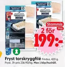 Findus - torskryggfilé