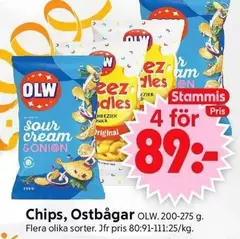 OLW - Chips, Ostbågar
