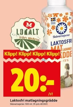 Skånemejerier - LAKTOSFRI