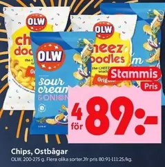 OLW - Chips, Ostbågar