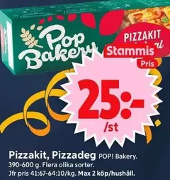Pizzakit, Pizzadeg