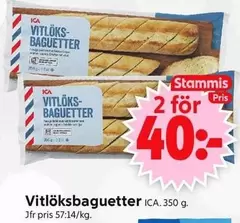 Vitlöksbaguetter
