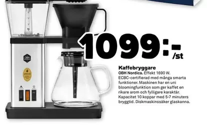 OBH Nordica - Kaffebryggare