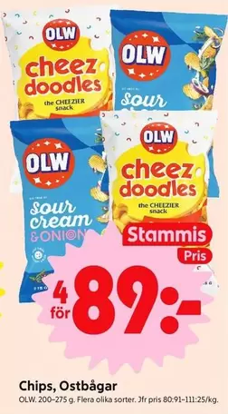 OLW - Chips, Ostbågar
