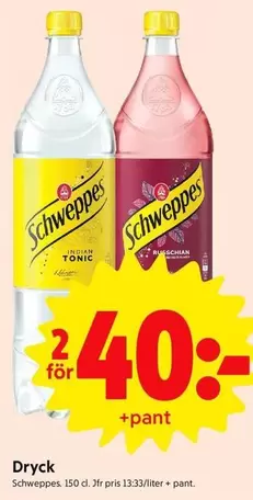 Schweppes - Tonic or Buscher