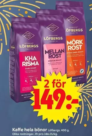 Extra - Kaffe hela bönor