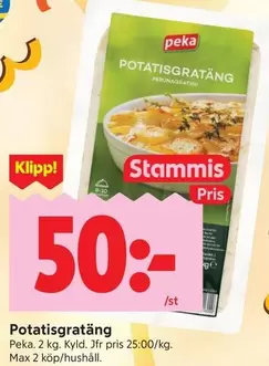 Peka - Potatisgratäng