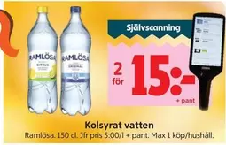 ramlösa - Kolsyrat vatten